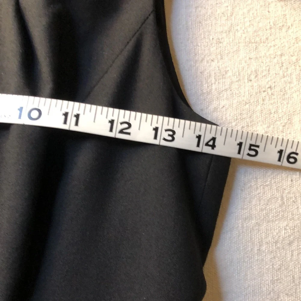 J. Crew Simple Black Dress With Pockets Knee Length Sleeveless Summer Office 2 - Picture 5 of 11